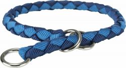 CAVO obojek kulatý "Stop tahání", S: 25-31 cm/ø 12 mm, indigo/královská modrá