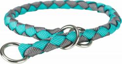 CAVO obojek kulatý "Stop tahání", S: 25-31 cm/ø 12 mm, oceán/grafit TRIXIE