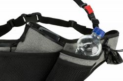 Joggingový pás s vodítkem, pás: 70-130 cm, vodítko 1.15-1.50 m, 20mm, šedá TRIXIE Joggingový pás s vodítkem, pás: 70-130 cm, vodítko 1.15-1.50 m, 20mm, šedá TRIXIE