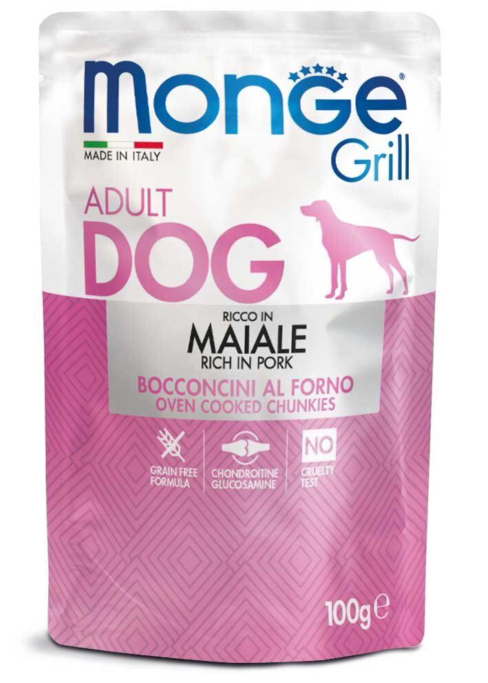 MONGE GRILL kapsička s vepřovým masem psy 100g