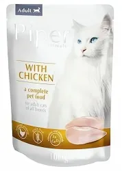 PIPER CAT kapsička pro kočky, kuřecí 100g