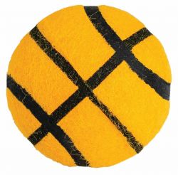 Balení-tenisový míč sportovní pískací 6,5 cm HIPHOP DOG (3 ks v bal.)