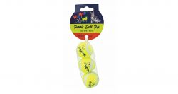 Balení-tenisový míček s rolničkou 4 cm HIPHOP CAT (3 ks v bal.)