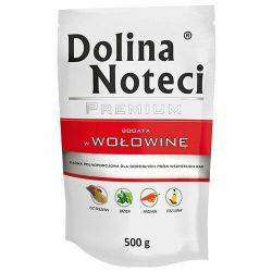 DOLINA NOTECI PREMIUM hovězí kapsička pro psy 500g