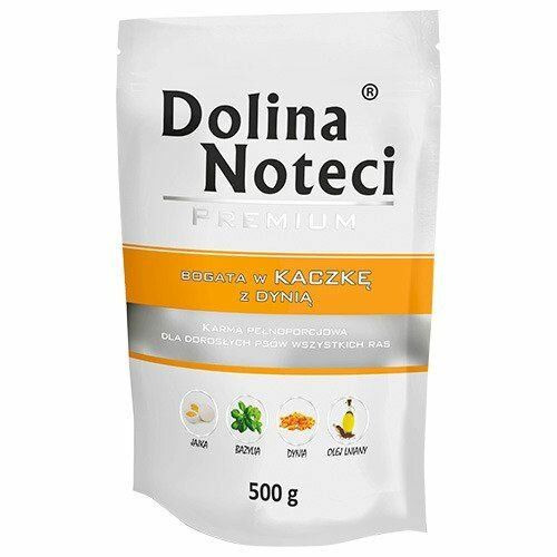 DOLINA NOTECI PREMIUM kachna s dýní kapsička pro psy 500g