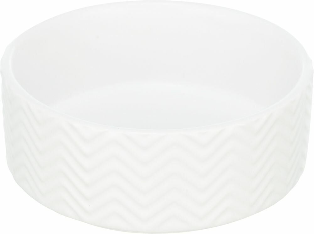 Keramická miska 1,6 l/ø 20 cm, vroubkovaná, bílá TRIXIE