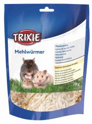 MEALWORMS, mouční červi sušení, 70g