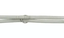 BE NORDIC kožené přepínací vodítko, M-L: 2,00 m / 20 mm, světlešedá TRIXIE