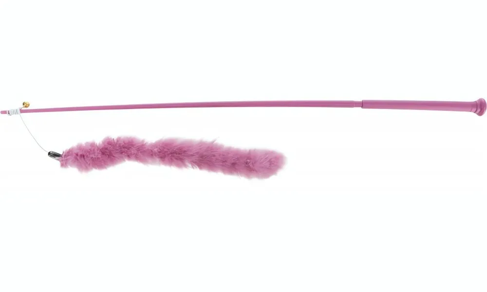 Hrací prut XXL s peříčkovým boa, 65cm TRIXIE