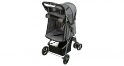 Kočárek pro psy BUGGY, rychlosklápěcí, 47 x 100 x 80cm, 4,9kg, šedá TRIXIE