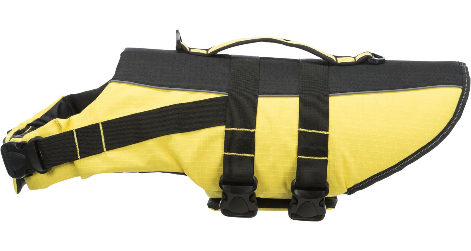 Life Vest plavací vesta pro psa XS 28 cm: 30-50 cm, do 12kg žluto/černá TRIXIE