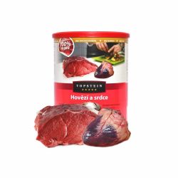Topstein Hovězí a srdce 800g