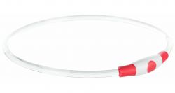 Flash light ring USB, blikací obojek,  L-XL: 65 cm/ ø 8 mm