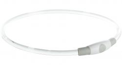 Flash light ring USB, blikací obojek, S-M: 40 cm/ ø 8 mm TRIXIE