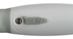 Flash light ring USB, blikací obojek, S-M: 40 cm/ ø 8 mm TRIXIE
