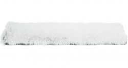 HARVEY hebká podložka na okenní parapet, 90 x 28 cm, bílá-černá