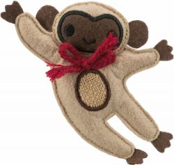 MONKEY - opice, hračka pro kočky s katnipem, 12 cm, plsť TRIXIE