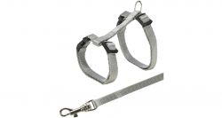 Nylonový postroj pro koťata jednobarevný 19-31cm/8mm TRIXIE