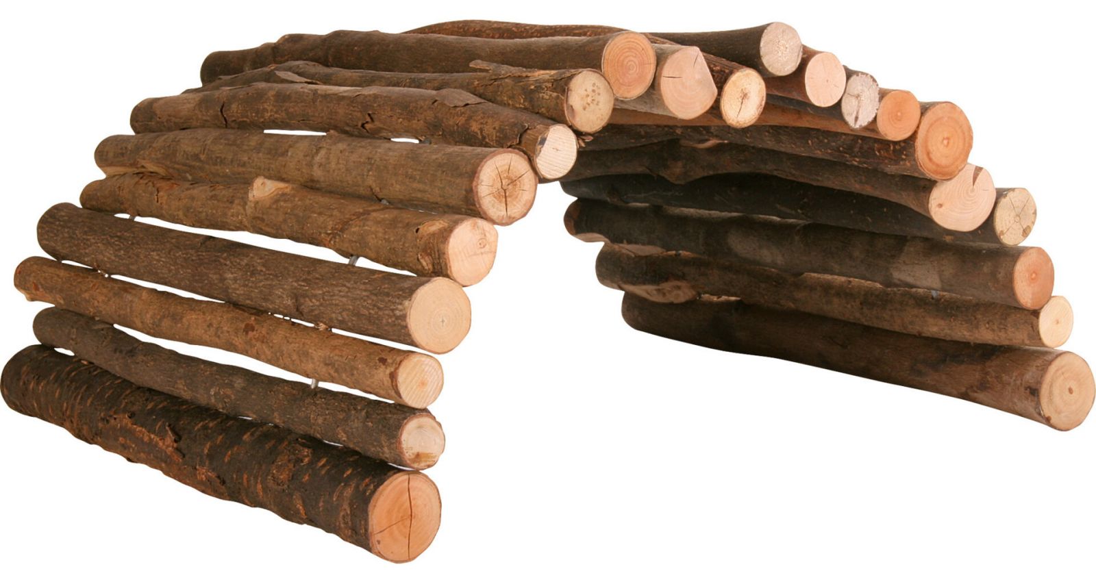 Dřevěný most z kulatých dřívek 51x30 cm pro morče a králíka TRIXIE