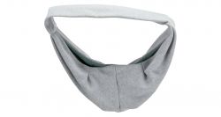 SOFT front carrier - přední látkové nosítko/taška, 22 x 20 x 60 cm, světlešedá/mátová (max. 5kg) TRIXIE