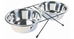 Nerez stojánek + 2 misky 1,8l/20cm