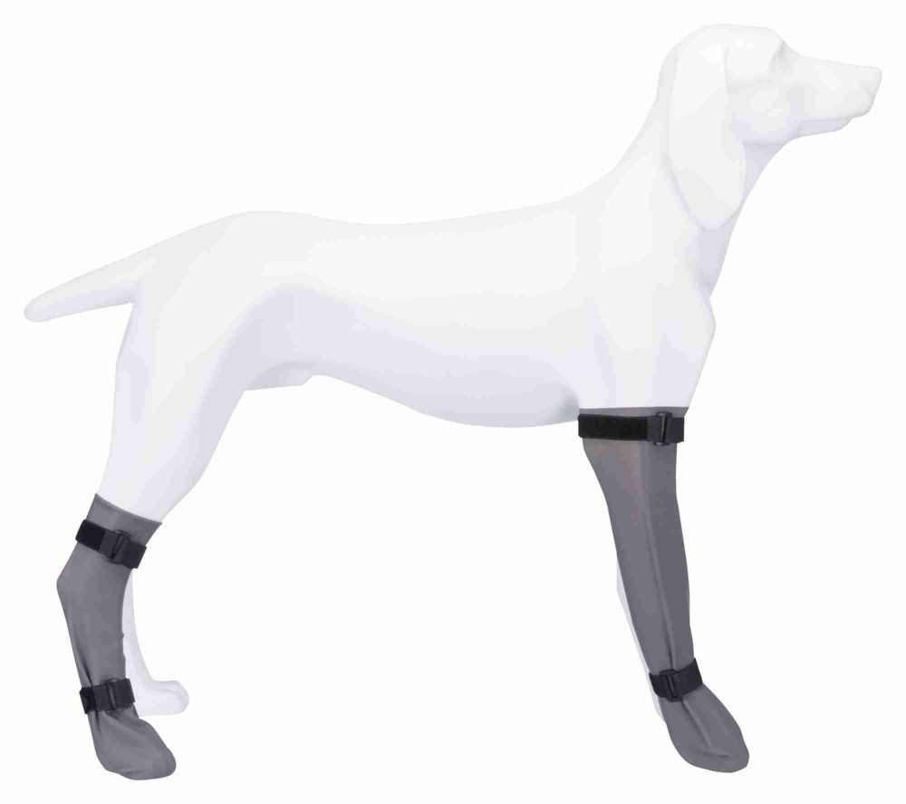 Ochranná silikonová ponožka, S: 6 cm/ 30 cm, šedá TRIXIE