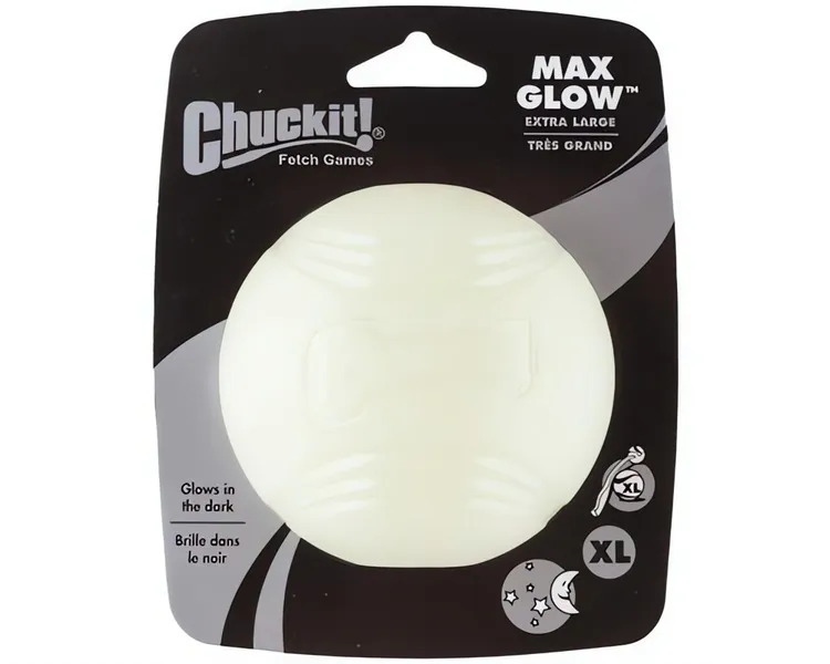 CHUCKIT! Míček Glow XLarge 9 cm - svítící