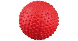 Sportovní míč z tvrdé gumy sezvukem 7cm TRIXIE