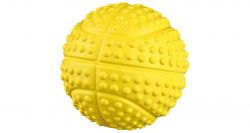 Sportovní míč z tvrdé gumy sezvukem 7cm TRIXIE