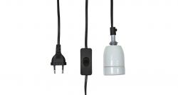 Porcelánová objímka Pro Socket do 250 W, 1,8m TRIXIE