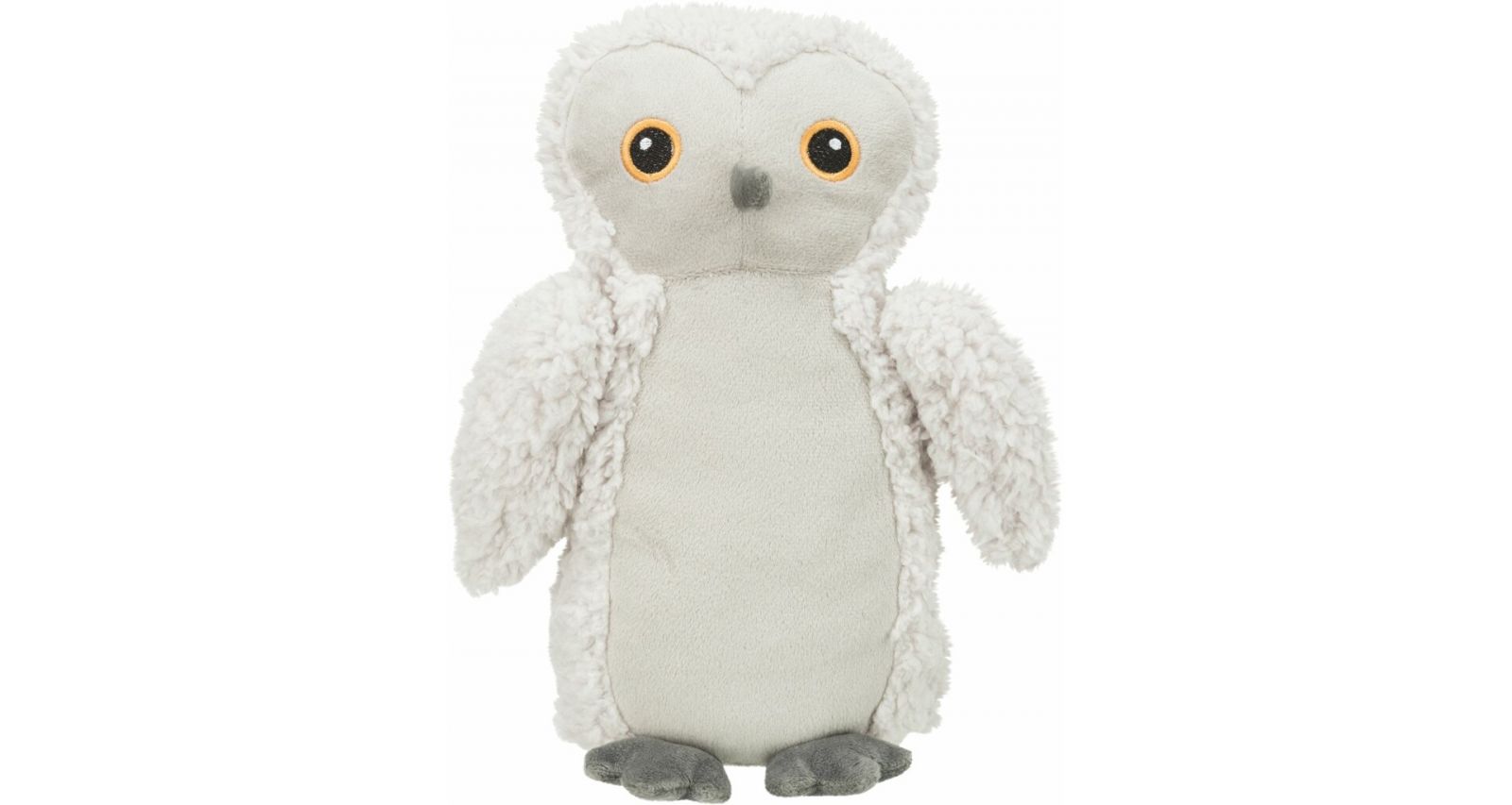Be Eco sova EMILY, plyšová hračka se zvukem pro psy, 28 cm, bílá TRIXIE
