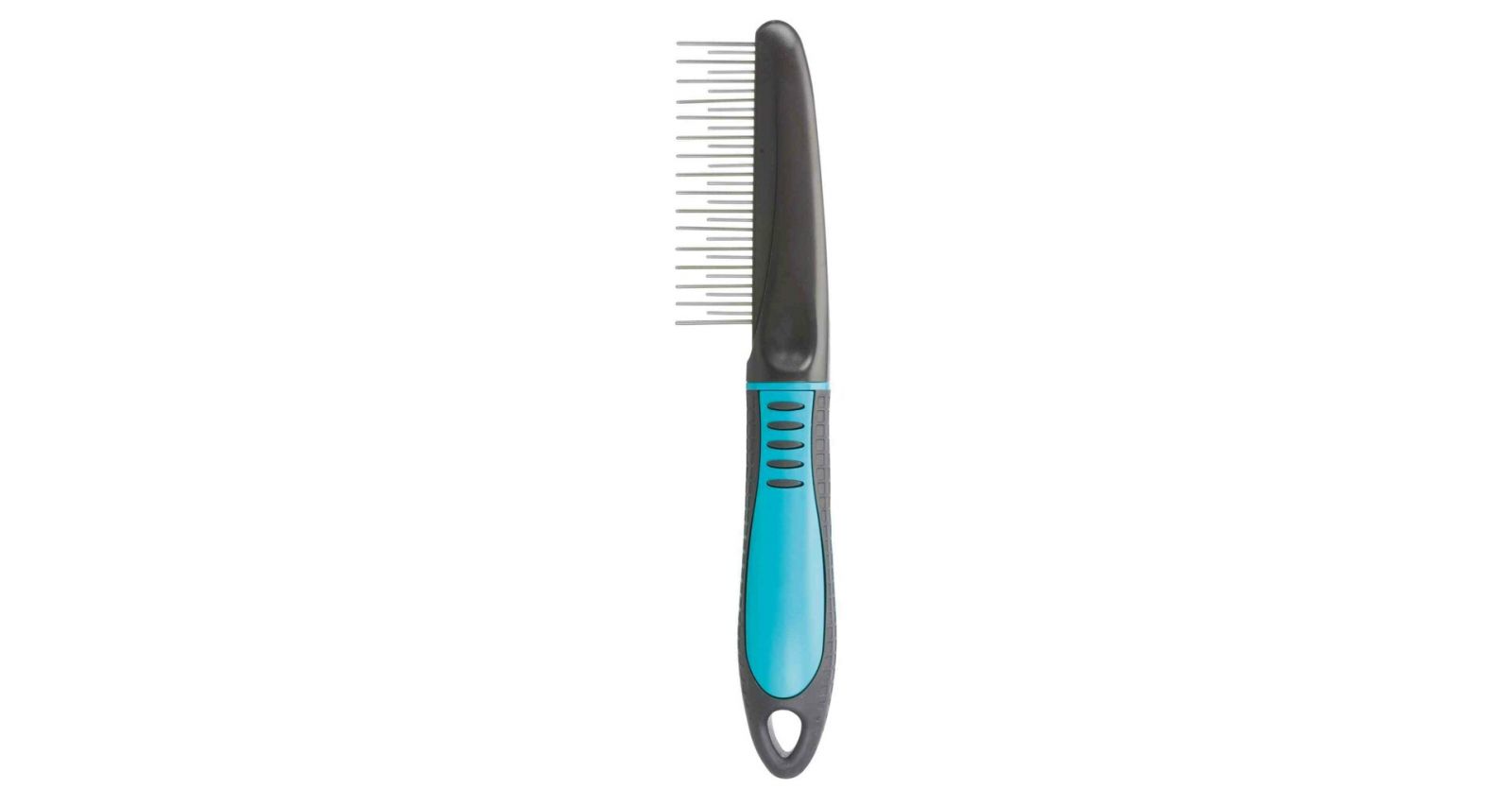 Hřeben kombinovaný s rotač. zuby a antiskluz. rukojetí 22cm TRIXIE