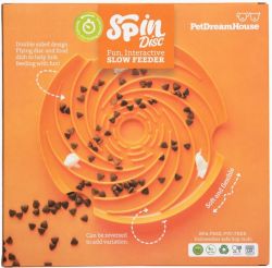 PetDreamHouse multifunkční talíř Spin Disc – oranžová Nobleza