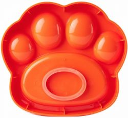 PetDreamHouse zpomalovací miska Paw 2 v 1 Mini – oranžová