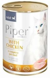 PIPER CAT konzerva pro kočky, s kuřecím masem 400g