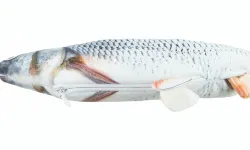 Ryba jako živá, mrskající se, s catnipem, látka, 30cm TRIXIE