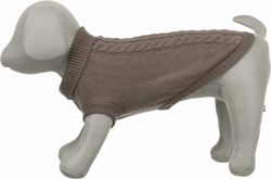 Svetr KENTON, M: 55 cm, hnědošedá TRIXIE