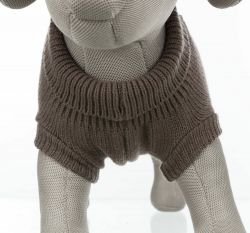 Svetr KENTON, M: 55 cm, hnědošedá TRIXIE