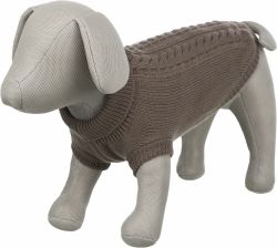 Svetr KENTON, M: 55 cm, hnědošedá