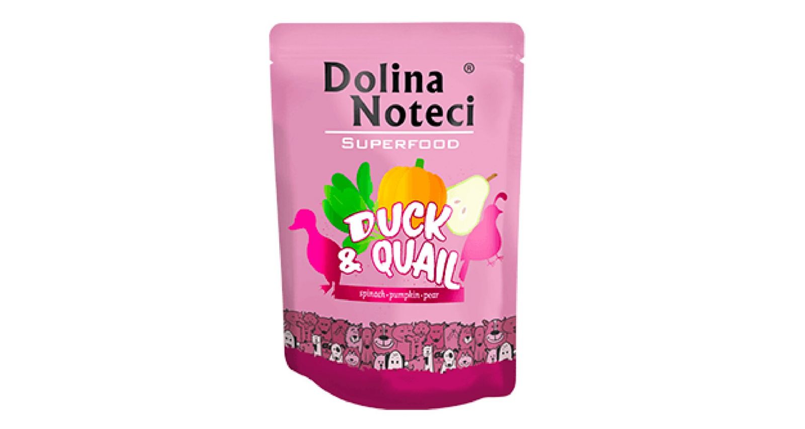 DOLINA NOTECI SUPERFOODS kachna a křepelka pro psy 300 g