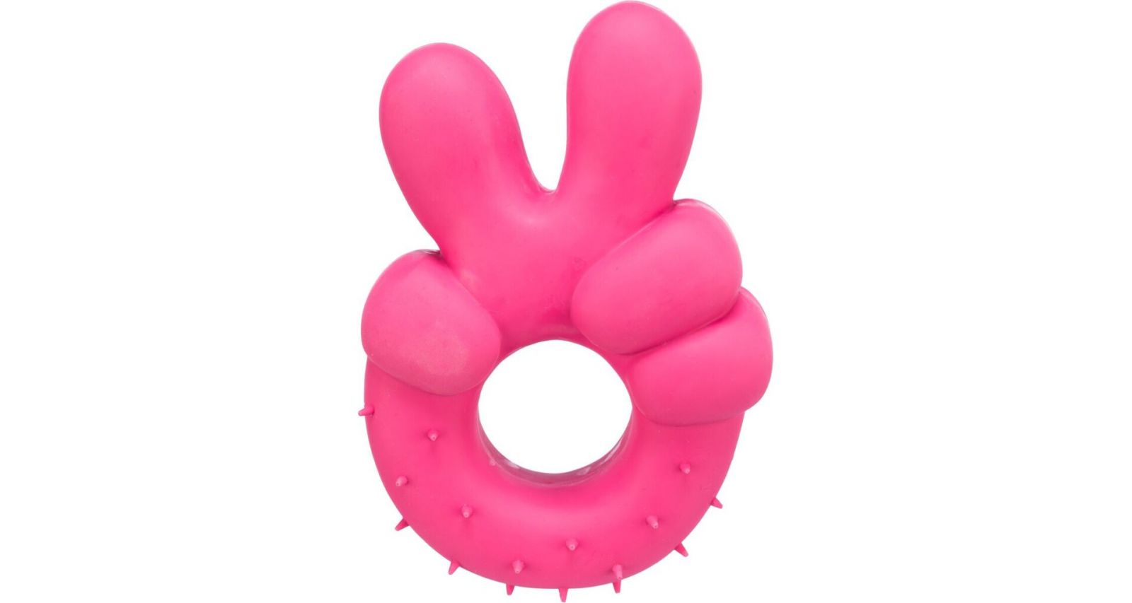 Mír, latexová hračka se zvukem, 14 cm