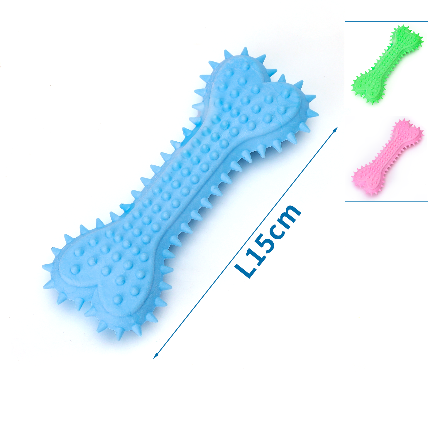 Odolná hračka z TRP pěny kost 15cm Nobleza