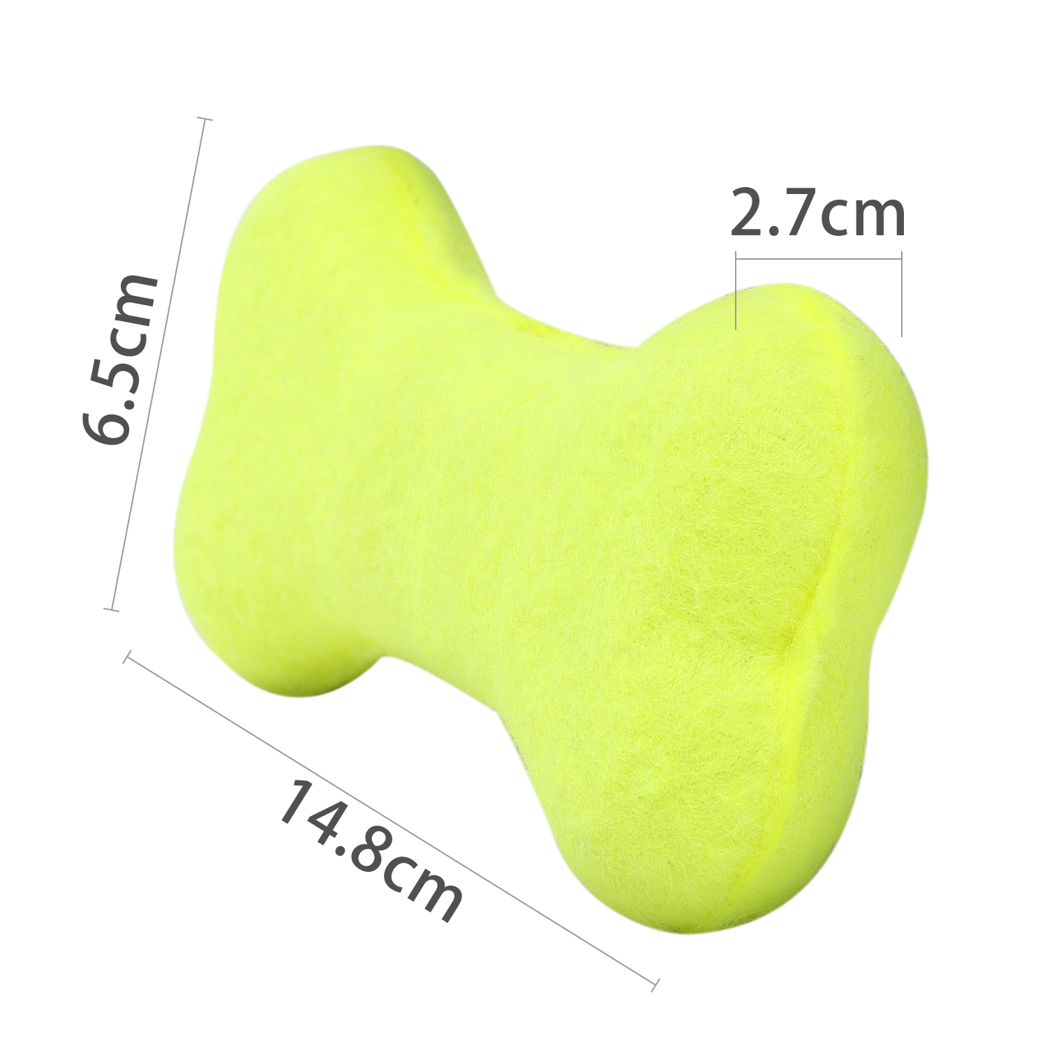 Plastová kost 14,8x6,5x2,7cm Nobleza