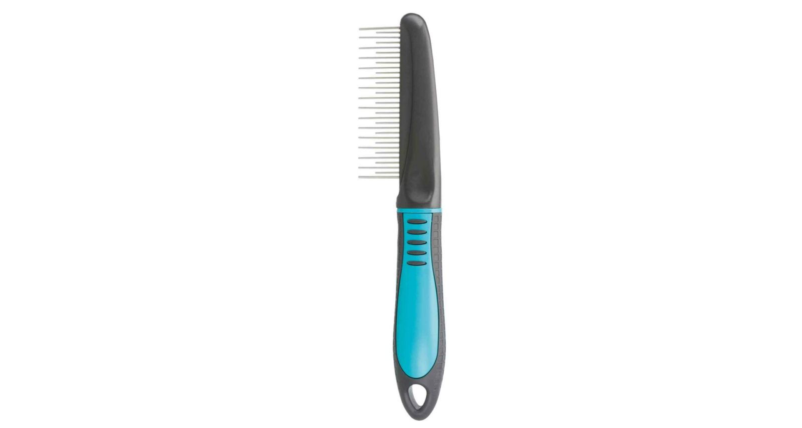 Plastový hřeben kombinovaný sprotiskluzovou rukojetí 22 cm TRIXIE