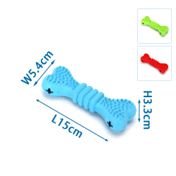 Gumová kost - dentální hračka 15x5,5x3,3cm Nobleza