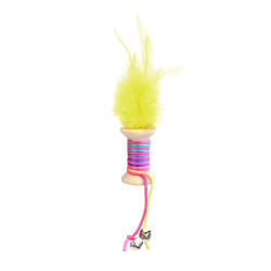 Hračka pro kočky - dřevěný váleček 10/3cm a 19/3cm Nobleza