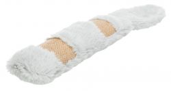 Poduška s ocasem XXL, plyš/juta/catnip, šusticí, 39cm TRIXIE