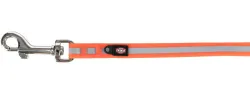Stopovací reflexní vodítko Easy Life, M-XL: 10 m / 17 mm, oranžová TRIXIE