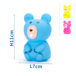 Vinylová hračka pro psy - medvídek 7x11cm