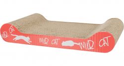 WILD CAT škrábací karton 41x7x24 cm oranžový